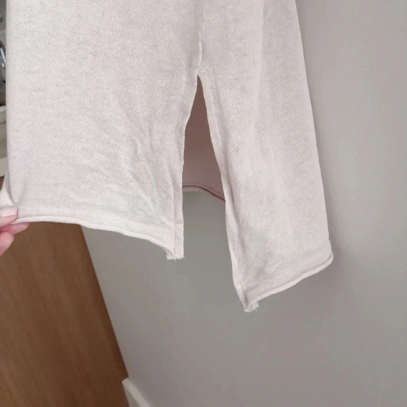 Free People We The Free Morgan Henley Short Sleeve in Prosecco Beige Medium - Picture 9 of 16